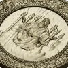 Christ the Savior - circular relief STL for CNC