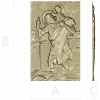 Saint Christopher high-relief STL for CNC milling