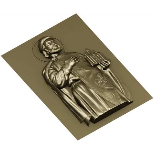 Saint Yaroslav High-Relief STL