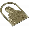 Икона "Пресвятое Сердце" - 3D модель STL для ЧПУ