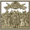 Assembly of New Martyrs - high-relief STL for CNC carving