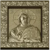 Spas Vsedergitel (Christ Pantocrator) - High-Relief STL Icon