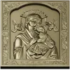 Страстная икона Божией Матери - 3D модель STL для ЧПУ