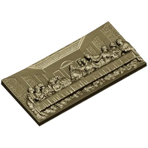 Тайная Вечерия - рельефная 3D модель в формате STL для ЧПУ