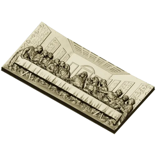 Тайная Вечерия - рельефная 3D модель в формате STL для ЧПУ