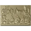 Тайная Вечеря - рельефная 3D модель в формате STL