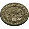 Last Supper round relief STL for CNC carving
