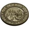 Last Supper round relief STL for CNC carving