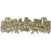 Тайная Вечеря - рельефная 3D модель STL для ЧПУ