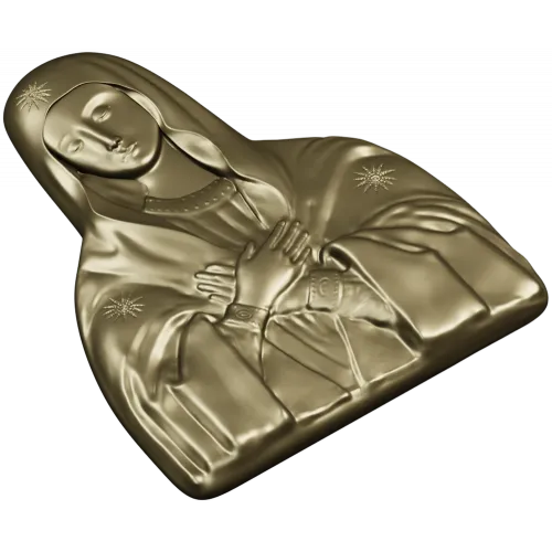 Theotokos "Tenderness" - STL 3D model for CNC bas-relief