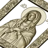 Virgin of Tenderness - high-relief STL 3D model for CNC