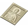 Saint Fyodor Ushakov icon STL for CNC high-relief
