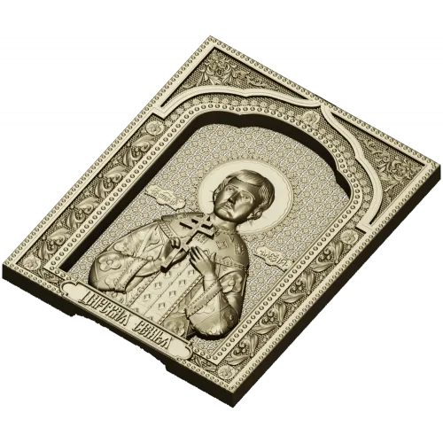 Икона "Царевич Алексей" - STL 3D модель для ЧПУ