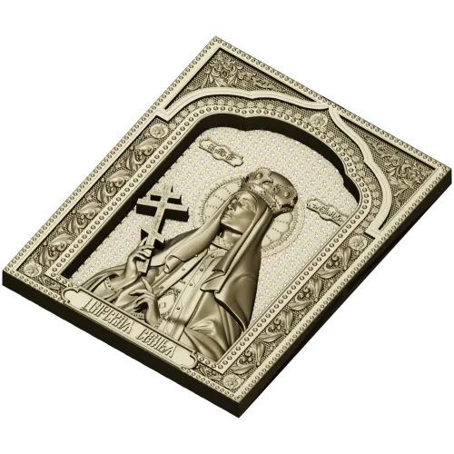 3D модель STL - икона "Царевна Александра" для ЧПУ