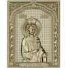 Tsarevna Maria - High-Relief Icon STL for CNC