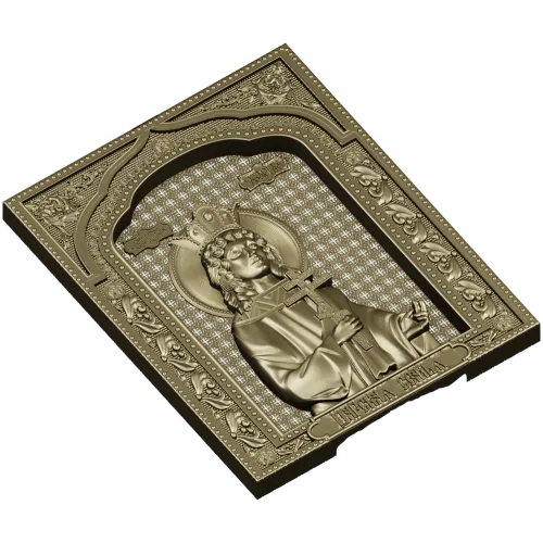 Tsarevna Maria - High-Relief Icon STL for CNC