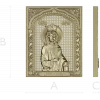 Tsarevna Maria - High-Relief Icon STL for CNC