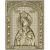 Princess Tatiana - detailed STL 3D icon relief for CNC
