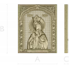 Princess Tatiana - detailed STL 3D icon relief for CNC