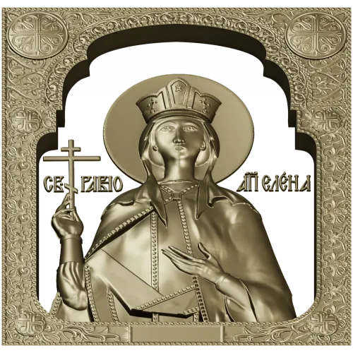 3D модель STL - Икона святой Елены для ЧПУ