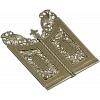 3D модель Царские врата для ЧПУ (STL) - ажурные створки с птицами и крестом