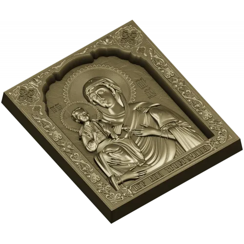 Икона Троеручица - 3D модель STL для ЧПУ