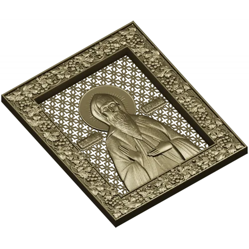 Икона Святого Князя Олега Брянского - STL 3D модель для ЧПУ