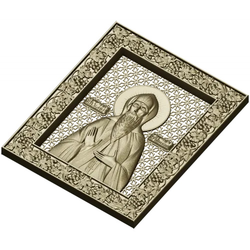 Икона Святого Князя Олега Брянского - STL 3D модель для ЧПУ