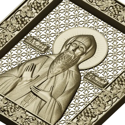 Икона Святого Князя Олега Брянского - STL 3D модель для ЧПУ