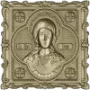 Martyr Irene - STL Icon Relief for CNC