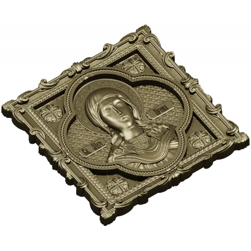 Martyr Irene - STL Icon Relief for CNC