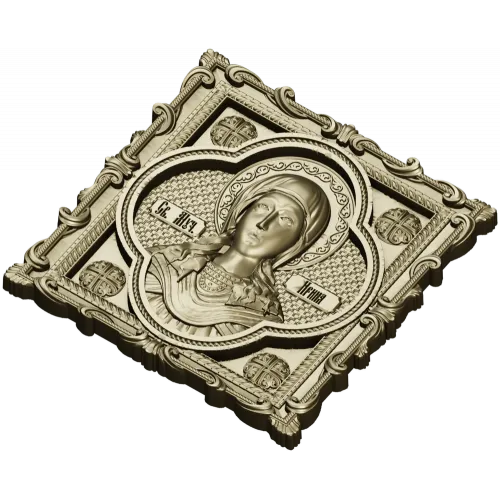 Martyr Irene - STL Icon Relief for CNC
