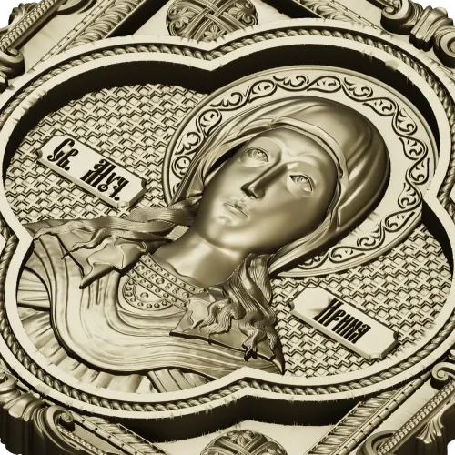 Martyr Irene - STL Icon Relief for CNC