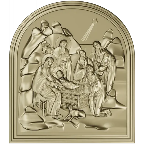 Nativity of Christ - STL 3D relief for CNC milling