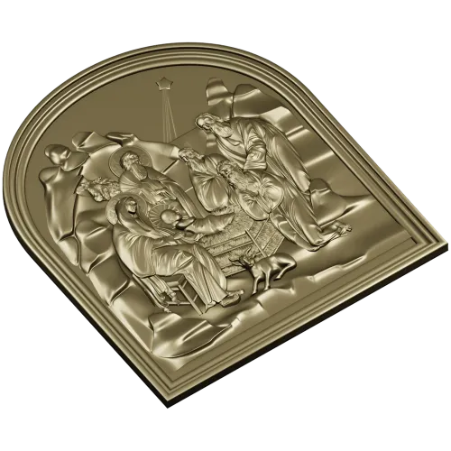 Nativity of Christ - STL 3D relief for CNC milling