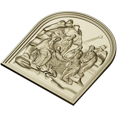 Nativity of Christ - STL 3D relief for CNC milling