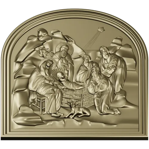 Nativity of Christ - STL 3D relief for CNC milling
