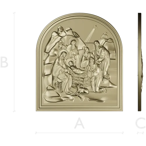 Nativity of Christ - STL 3D relief for CNC milling