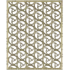 Spiral Trinity Panel - decorative STL 3D model for CNC