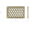 Ornate Rope-Frame Lattice - STL 3D model for CNC
