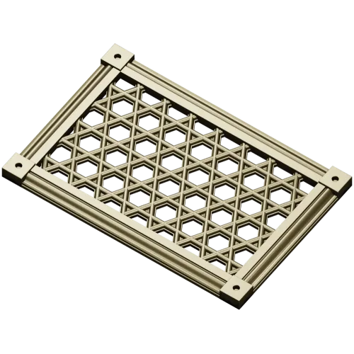 Решётка Гексалюкс - 3D модель STL для ЧПУ