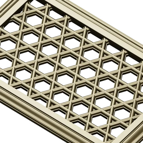 Решётка Гексалюкс - 3D модель STL для ЧПУ