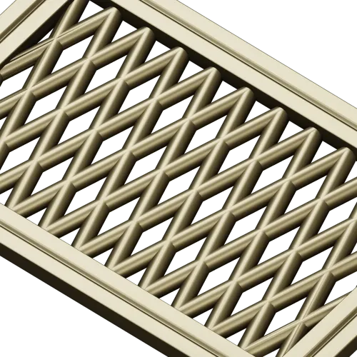 Diamond Lattice Grille - STL 3D Model for CNC