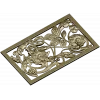 Ornamental Floral Grille STL for CNC
