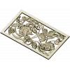 Ornamental Floral Grille STL for CNC