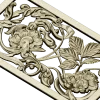 Ornamental Floral Grille STL for CNC