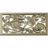 Ornamental Floral Grille STL for CNC