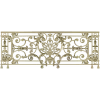 Royal Acanthus Railing - 3D STL model for CNC