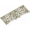Royal Acanthus Railing - 3D STL model for CNC