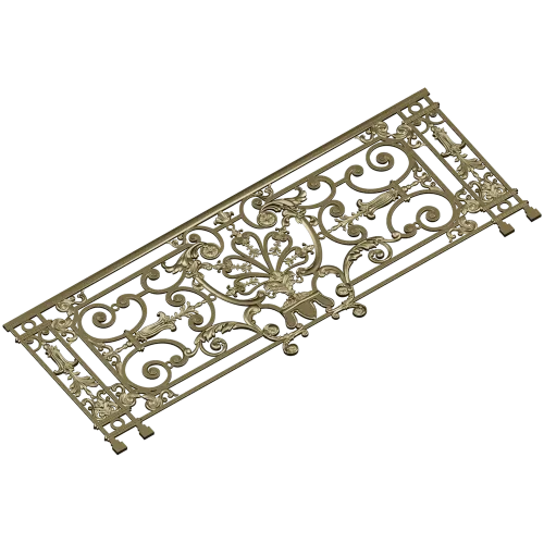 Royal Acanthus Railing - 3D STL model for CNC